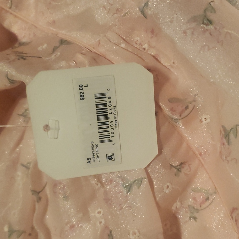 NWT- Altar'd State Pink Floral Mini Dress - Picture 7 of 10